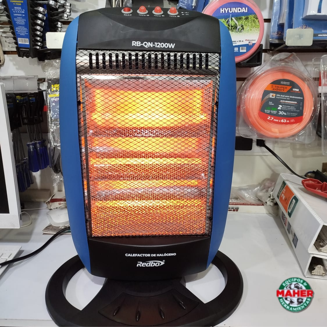 Calefactor de Halógeno Marca RedBo RB-QN-1200W