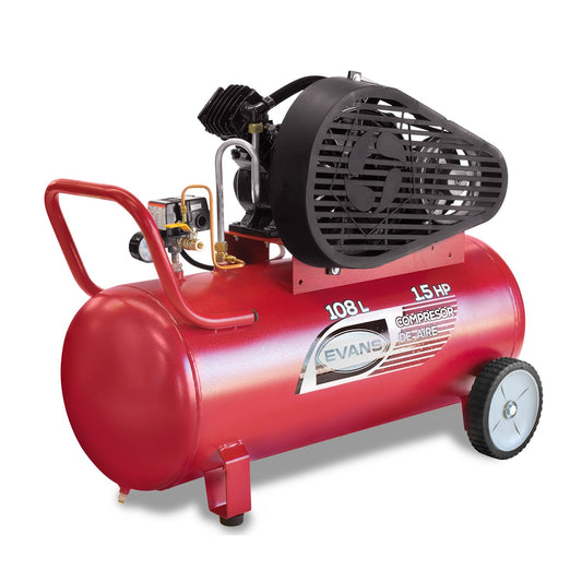 COMPRESOR DE AIRE 1.5HP 108L EVANS E13VME150-108