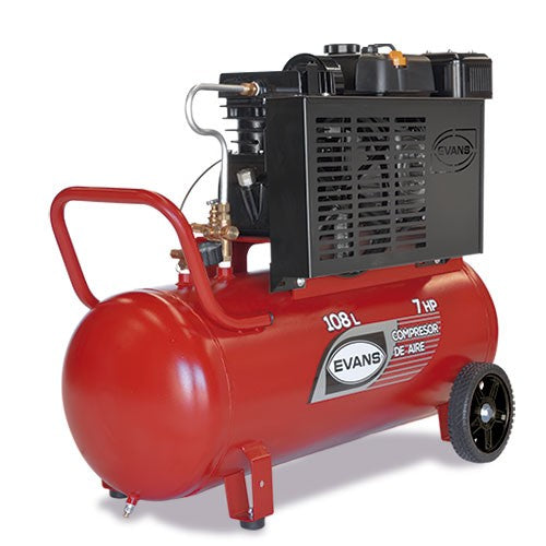 COMPRESOR DE AIRE A GASOLINA 7HP 108L EVANS E150G0700TH-108