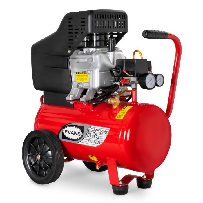 Compresor de aire coaxial lubricado 1 etapa 2HP eléctrico EVANS EC07ME200-024