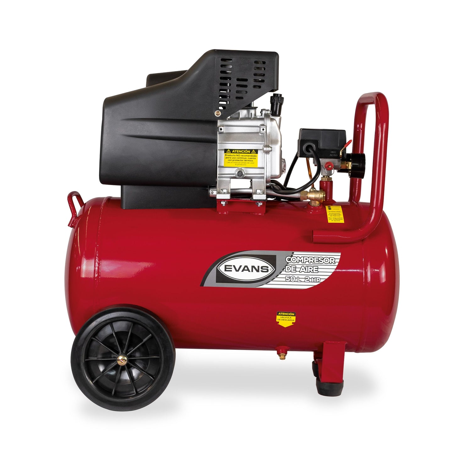 COMPRESOR DE AIRE COAXIAL 2HP 50L EVANS EC07ME200-050