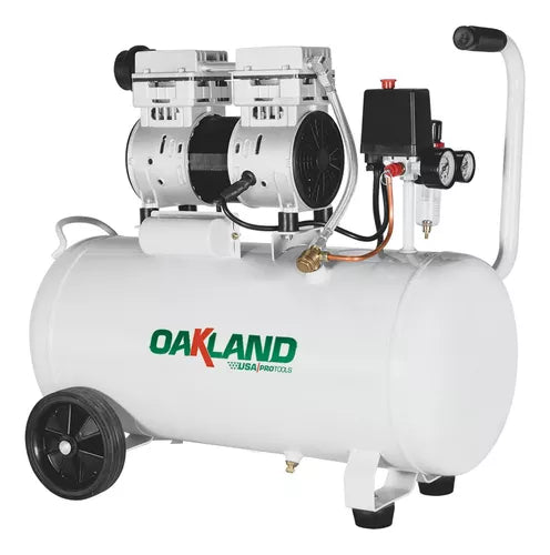 KIT COMPRESOR DE AIRE LIBRE DE ACEITE 1 HP 50 LTS OAK-KITCOM7550