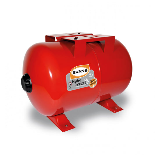 TANQUE HIDRONEUMATICO HORIZONTAL 24L EVANS EQTHM-024L