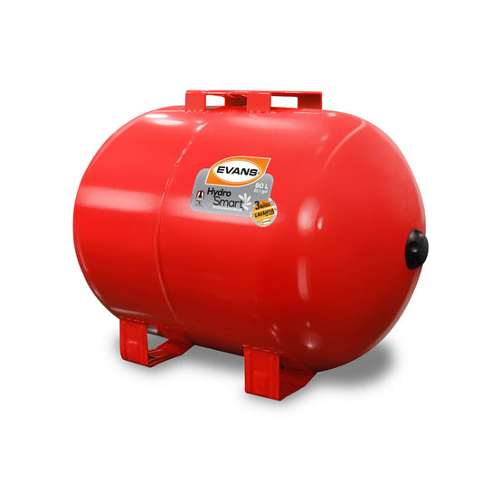 TANQUE HIDRONEUMATICO HORIZONTAL 80L EVANS EQTHM-080H