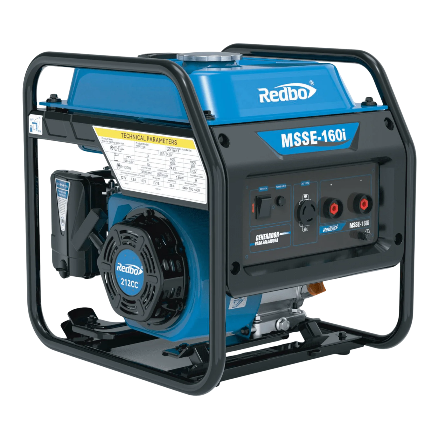 Motosoldadora A Gasolina 160A REDBO MSSE-160i
