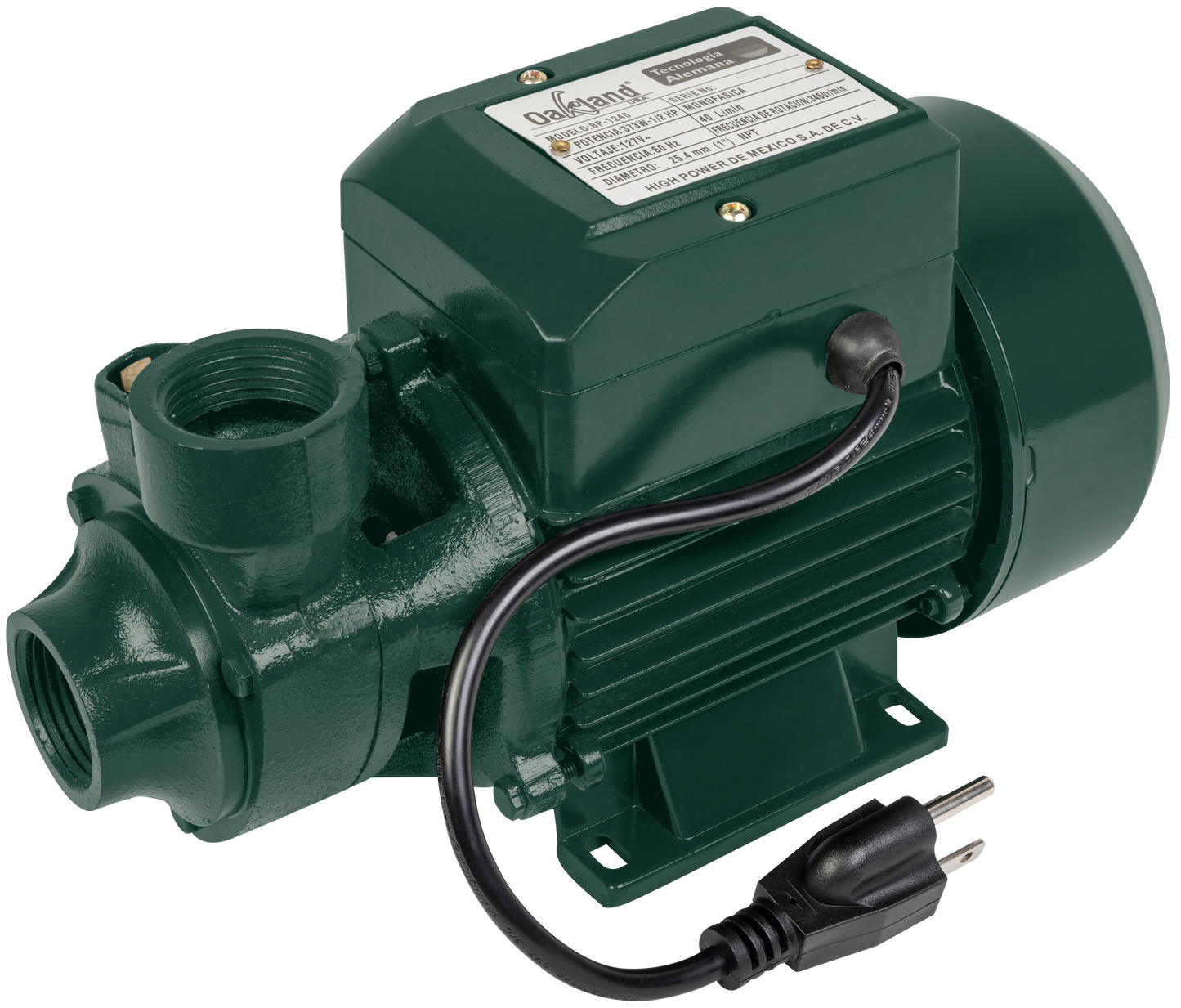 BOMBA DE AGUA PERIFERICA OAKLAND 1/2HP BP-1240
