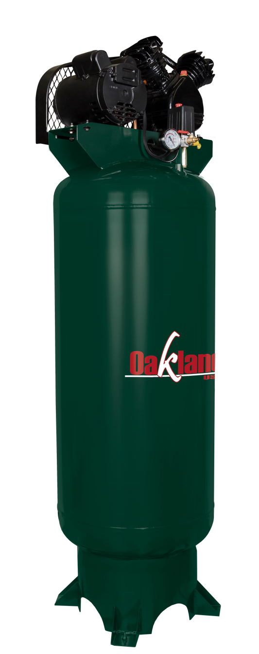 COMPRESOR VERTICAL BIFASICO OAKLAND 3HP 235L    COM3235