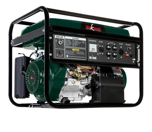 GENERADOR ELECTRICO A GASOLINA 6,000 WATTS  OAKLAND  G-6000