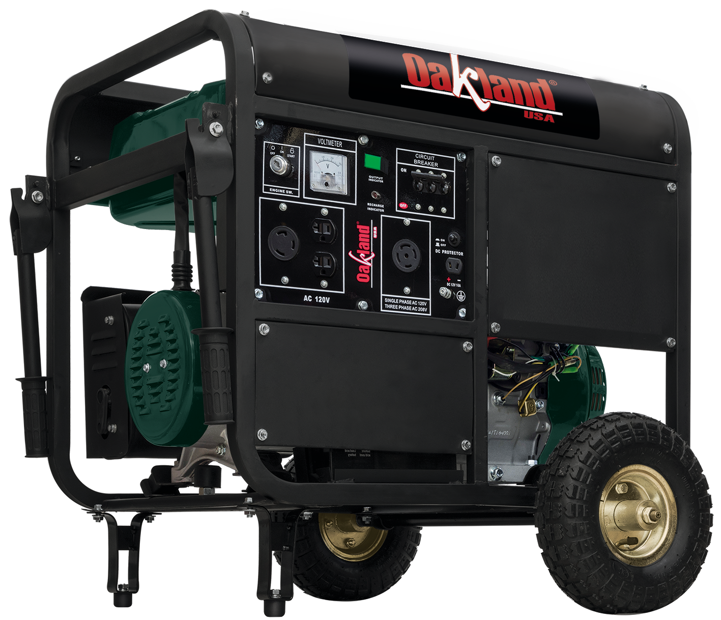 GENERADOR TRIFASICO A GASOLINA 10,000 WATTS OAKLAND  GT-10000