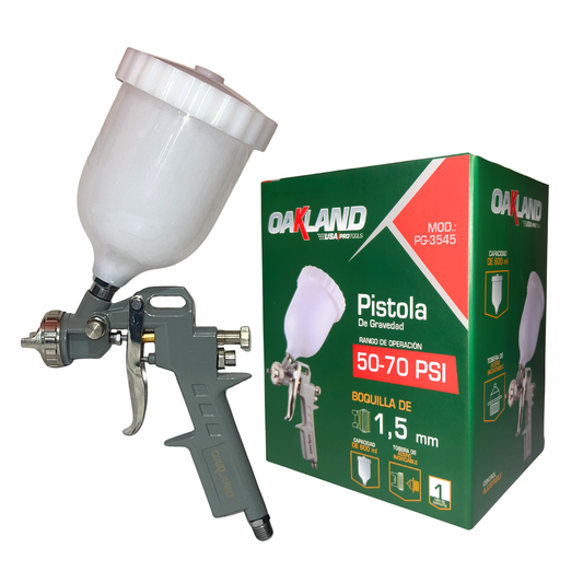 Pistola Gravedad Profesional Oakland Pg-3545