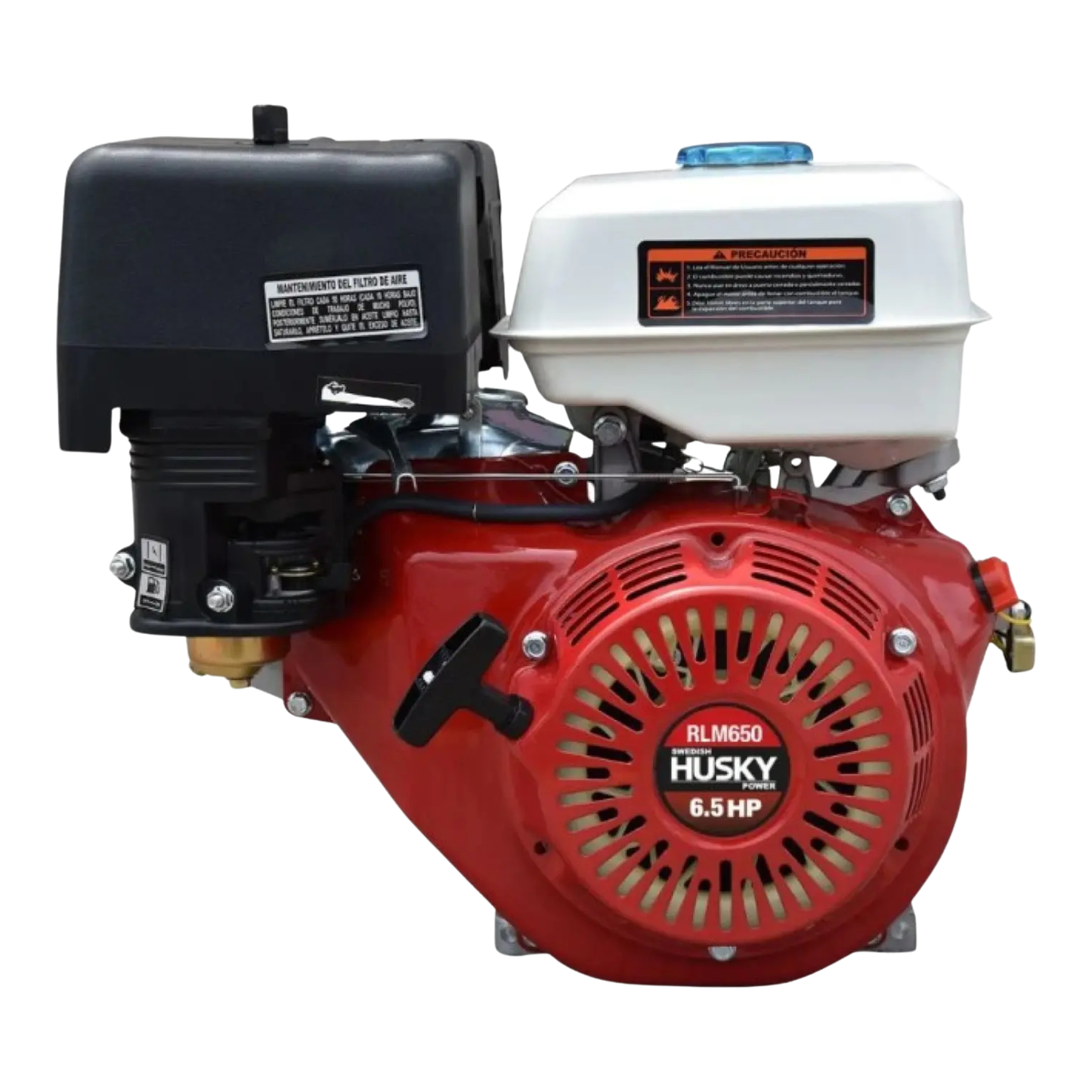MOTOR A GASOLINA MARCA 6.5HP HUSKY RLM650M