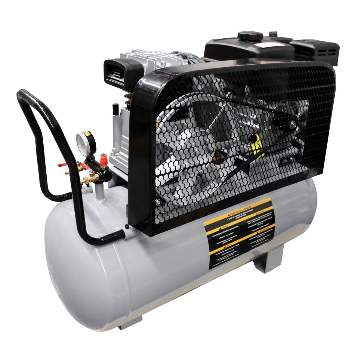 COMPRESOR DE AIRE A GASOLINA USO PESADO 6.5HP 80L W-60070 MARCA WESTON