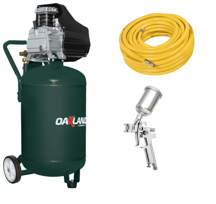 COMPRESOR DE AIRE VERTICAL 50L 3HP CA-5050-KIT