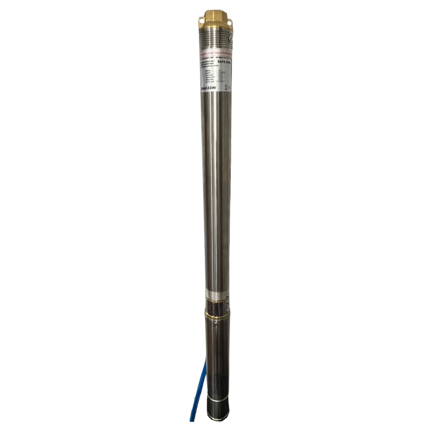 BOMBA BALA sumergible agua limpia 0.5HP PARAZZINI BSP0.550L