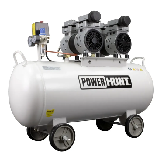 Compresor de aire Libre de aceite 80L 2.5HP POWER HUNT CP80SA