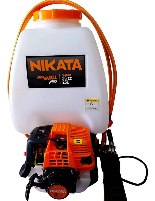 FUMIGADORA ASPERSORA A GASOLINA 25 Lt. 4 TIEMPOS MARCA NIKATA FM-36CC