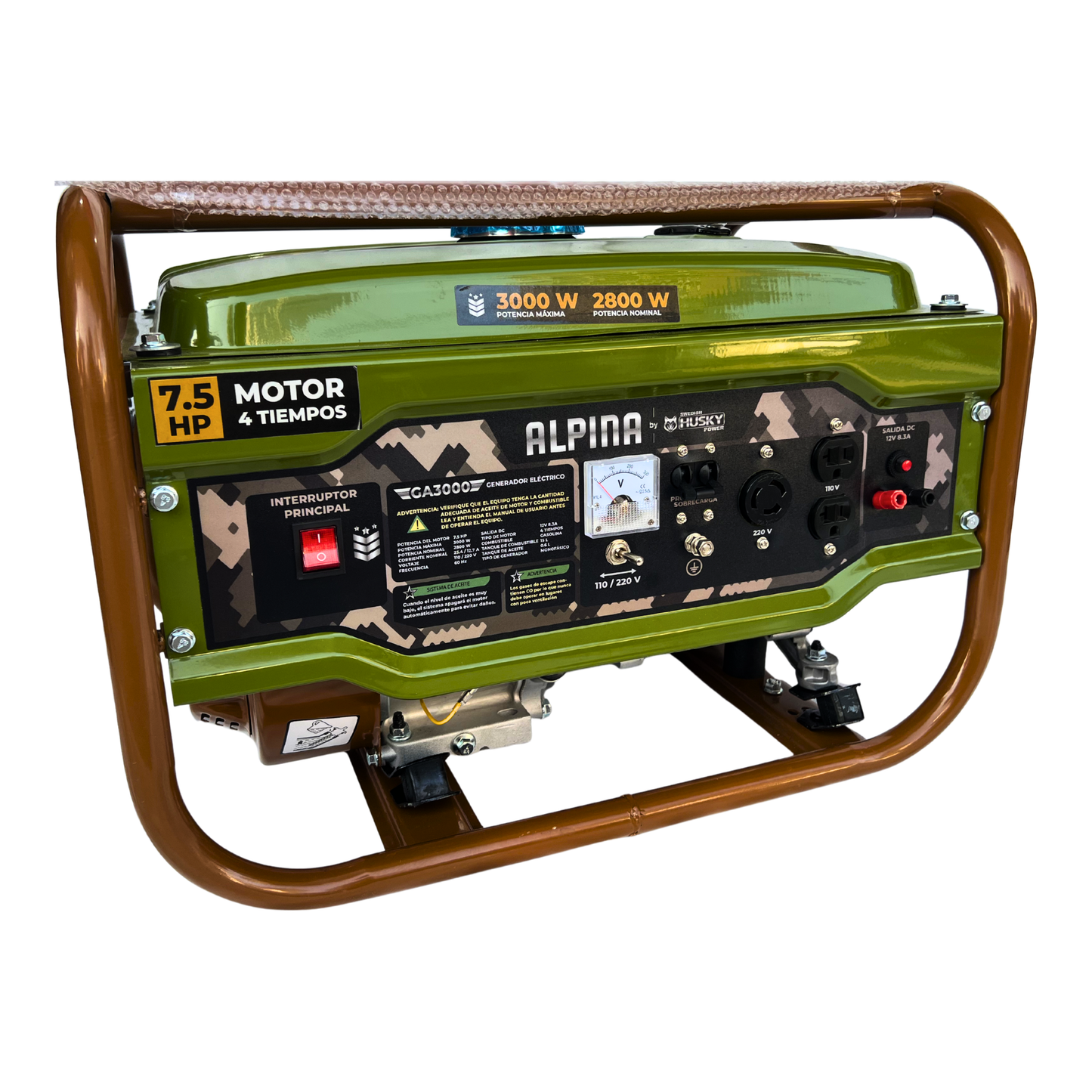 GENERADORES a gasolina 3000W HUSKY GA3000