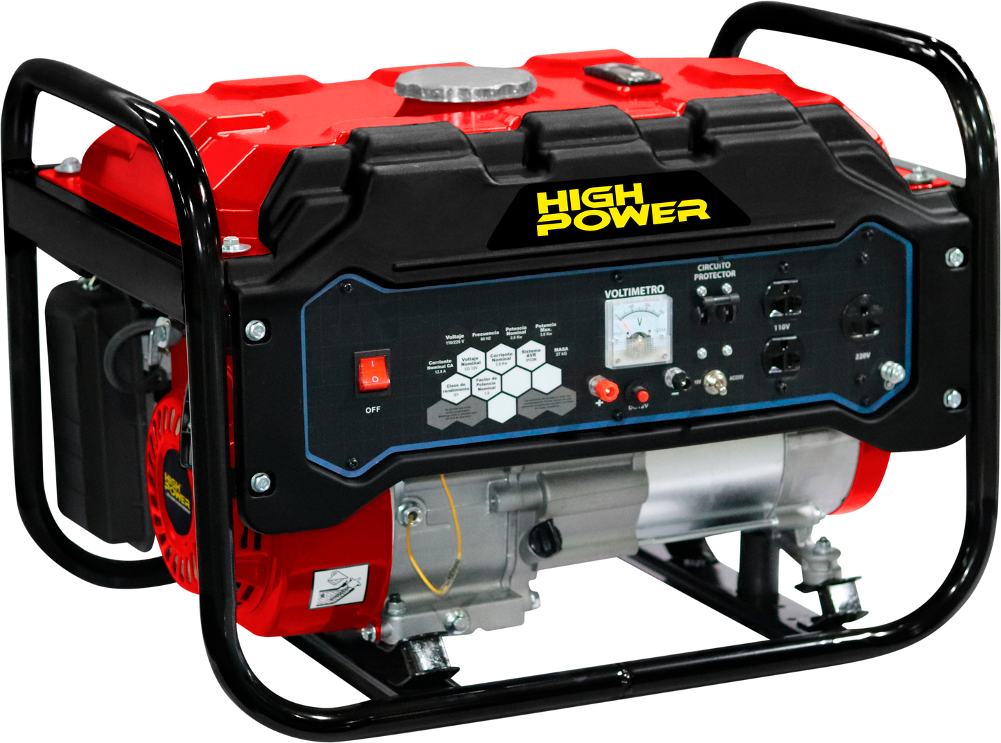 GENERADOR A A GASOLINA 3000W HIGH POWER   GG-3000w