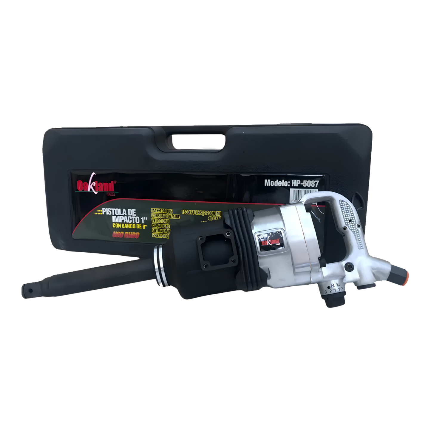 PISTOLA DE IMPACTO 1" CON DADOS OAKLAND HP-5087