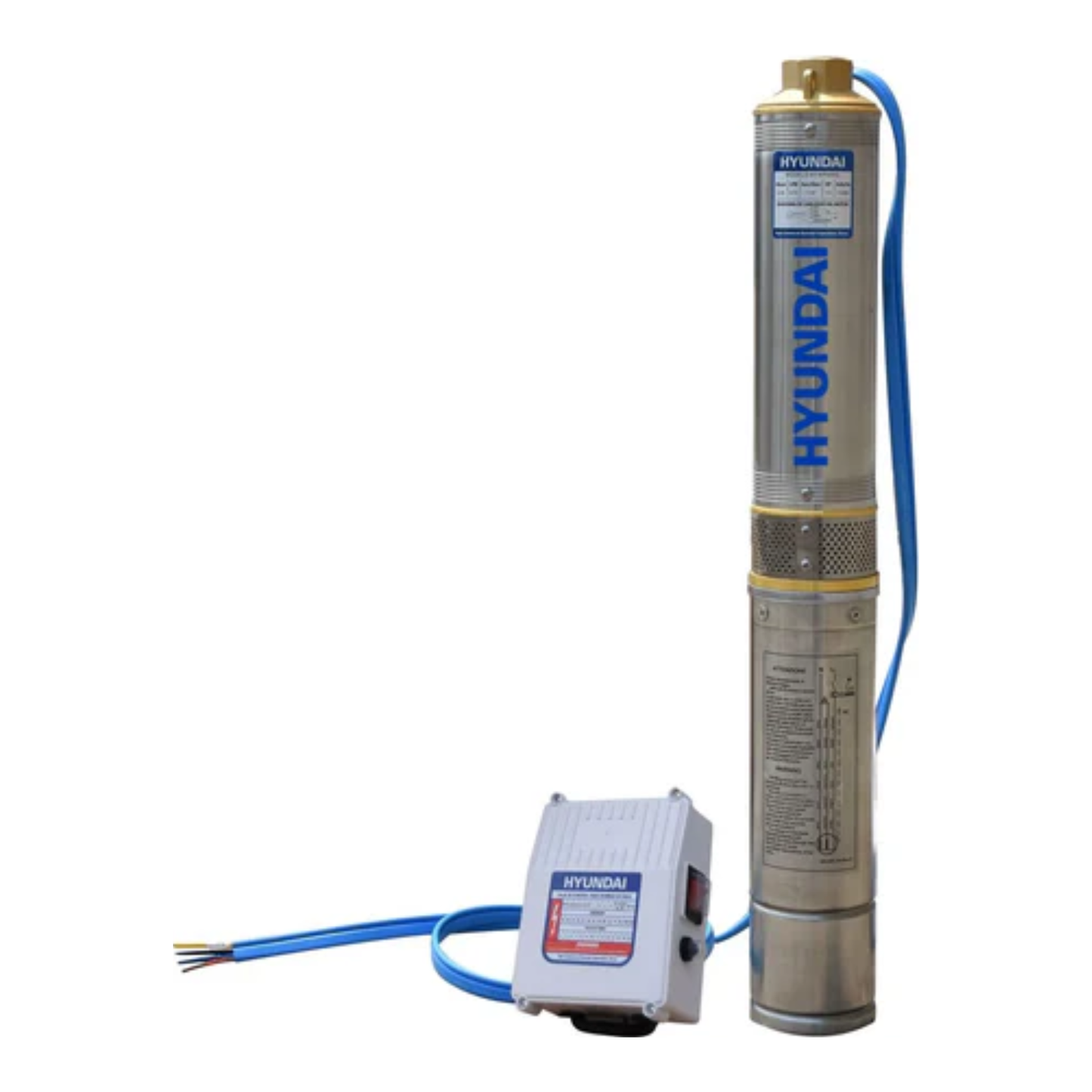 BOMBA DE AGUA SUMERGIBLE AGRICOLA 1.5HP HYUNDAI HYWP1500G