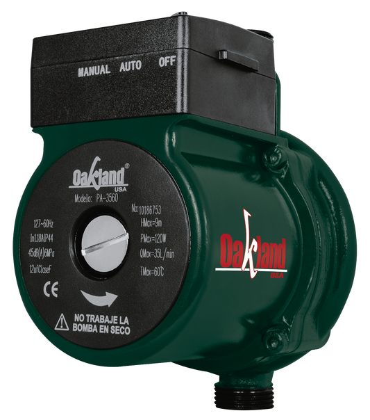 PRESURIZADOR AUTOMATICO 1/3HP OAKLAND      PA-4560
