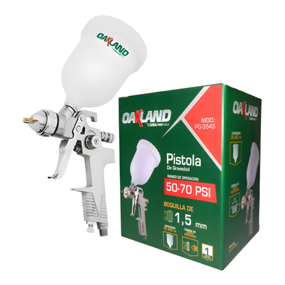 Pistola Gravedad Profesional Oakland Pg-3545