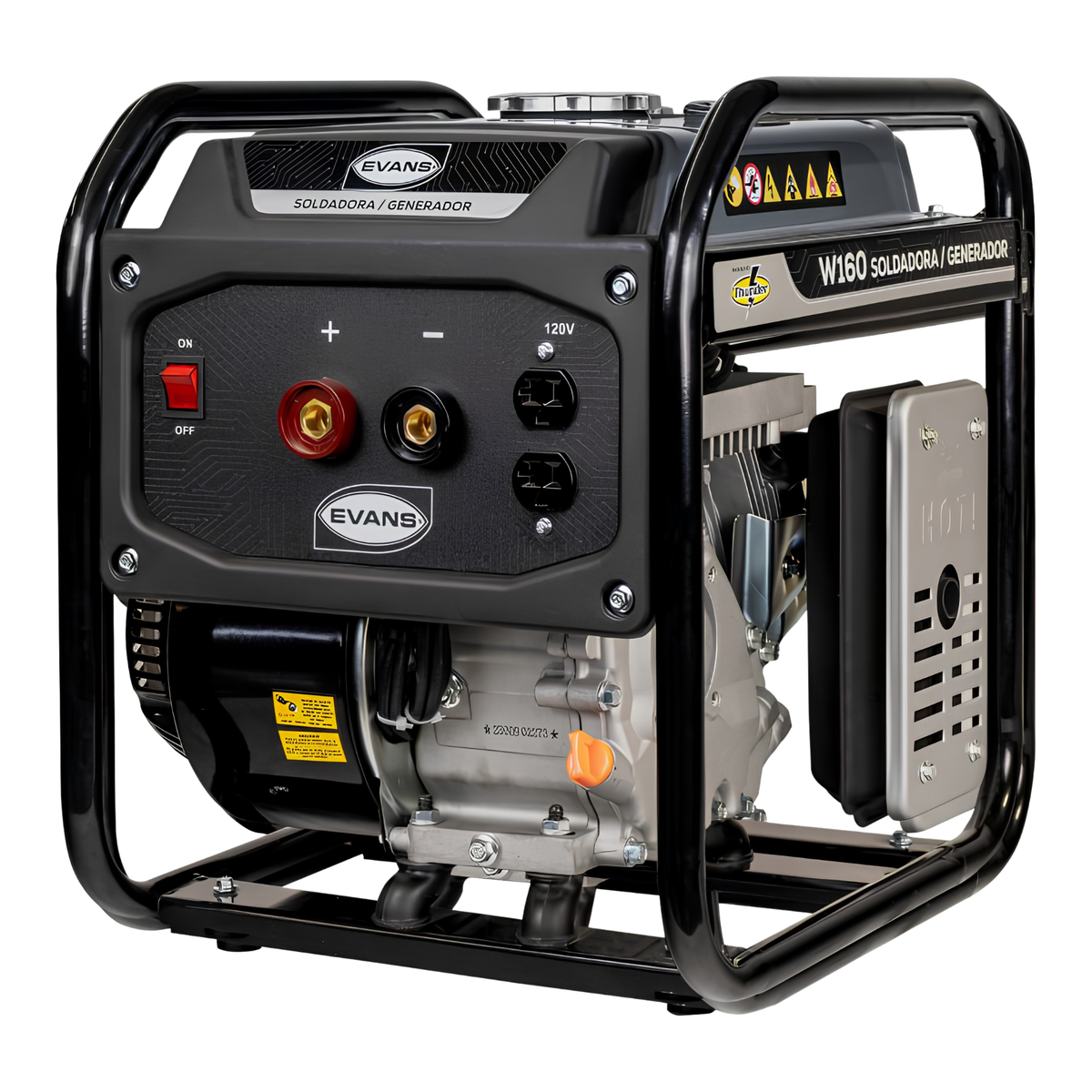 Soldadora Generador Inverter 7HP EVANS W160MG0700TH