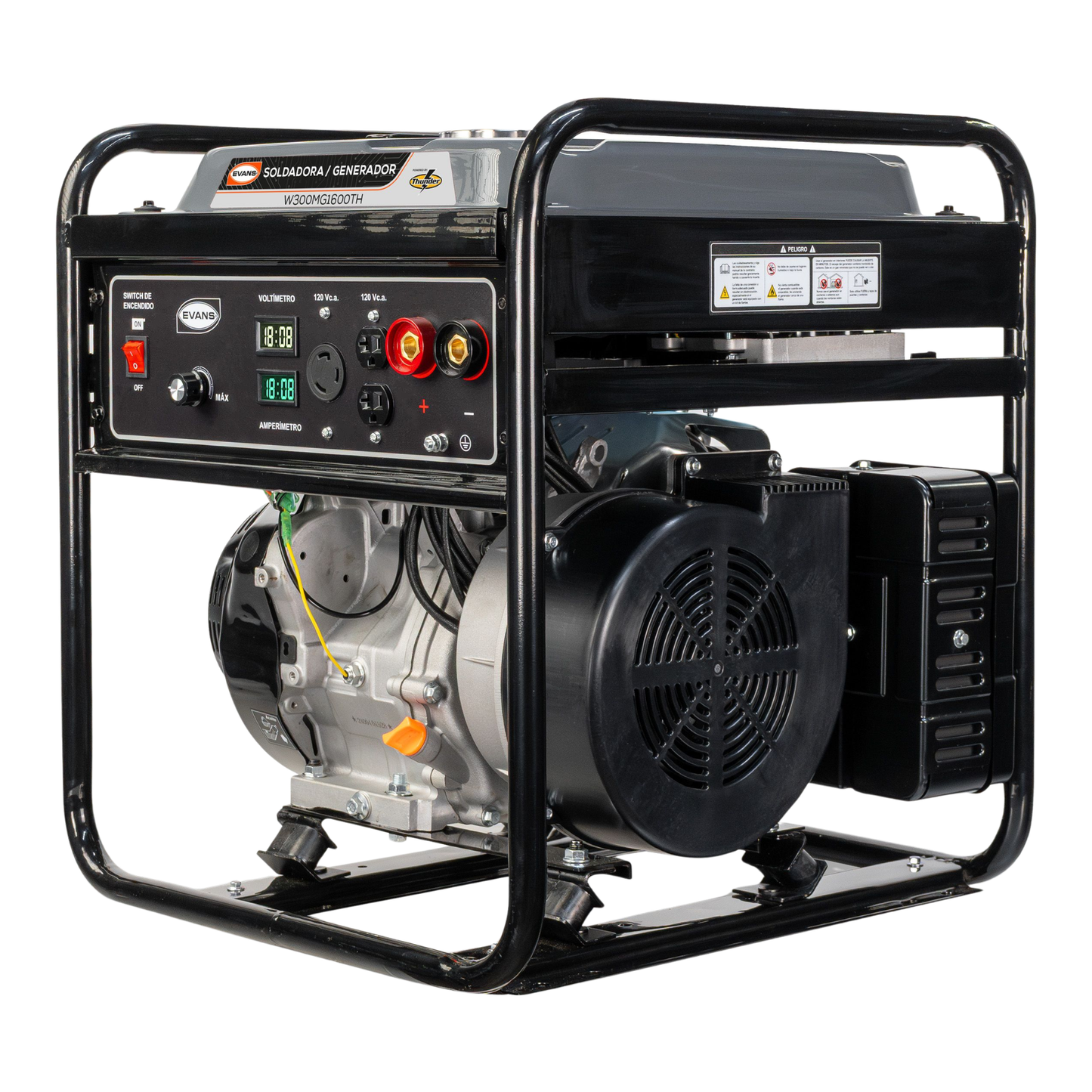 SOLDADORA GENERADOR 16HP 230A EVANS W300MG1600TH